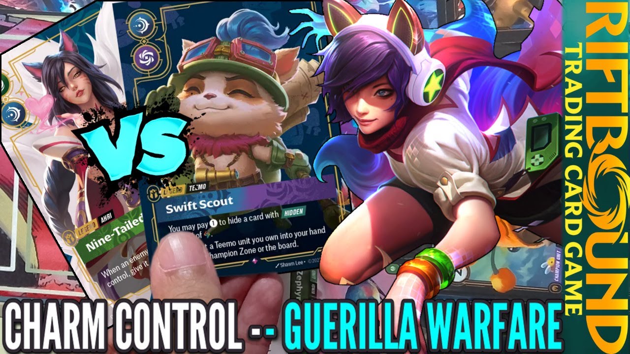 Riftbound TCG Duel &ndash; Ahri Vs Teemo (LoL TCG by Riot Games)