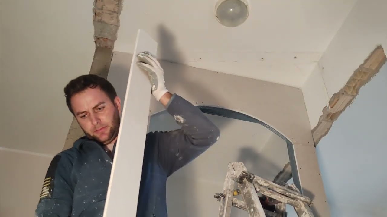 как сделать арку из гипсокартона