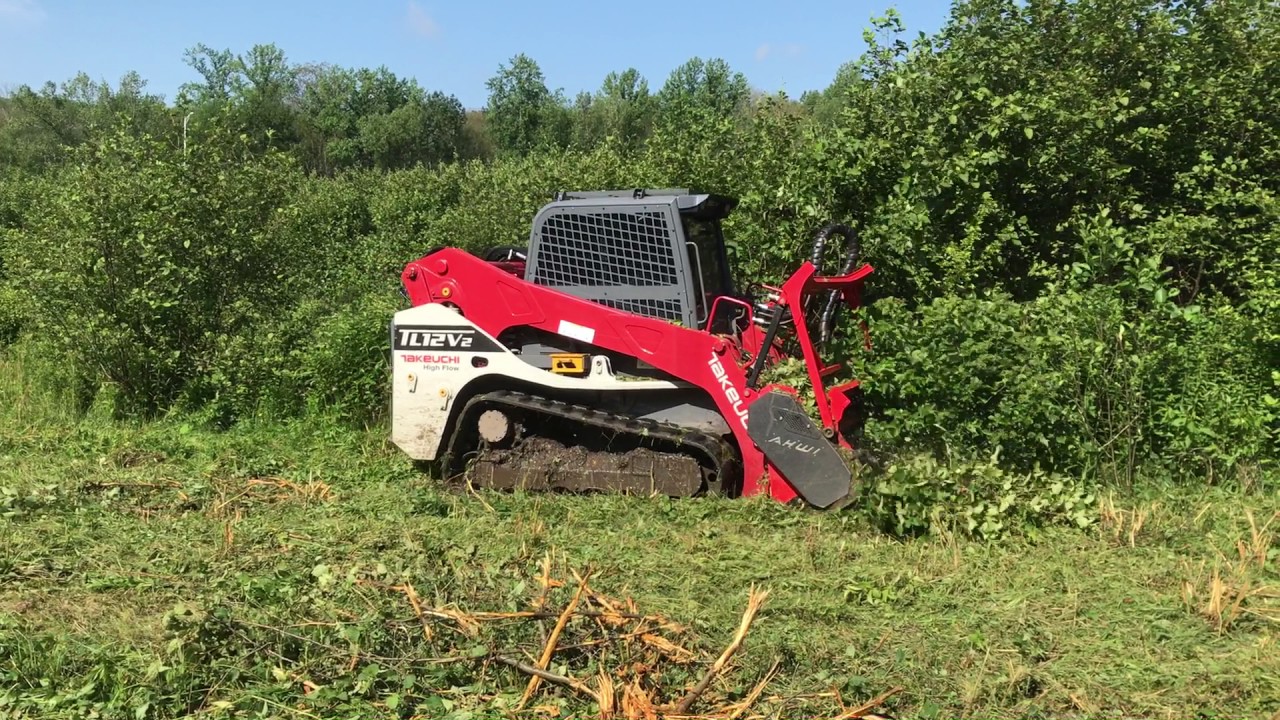 Takeuchi TL12V2 with an AHWI450h-1900 carbide head