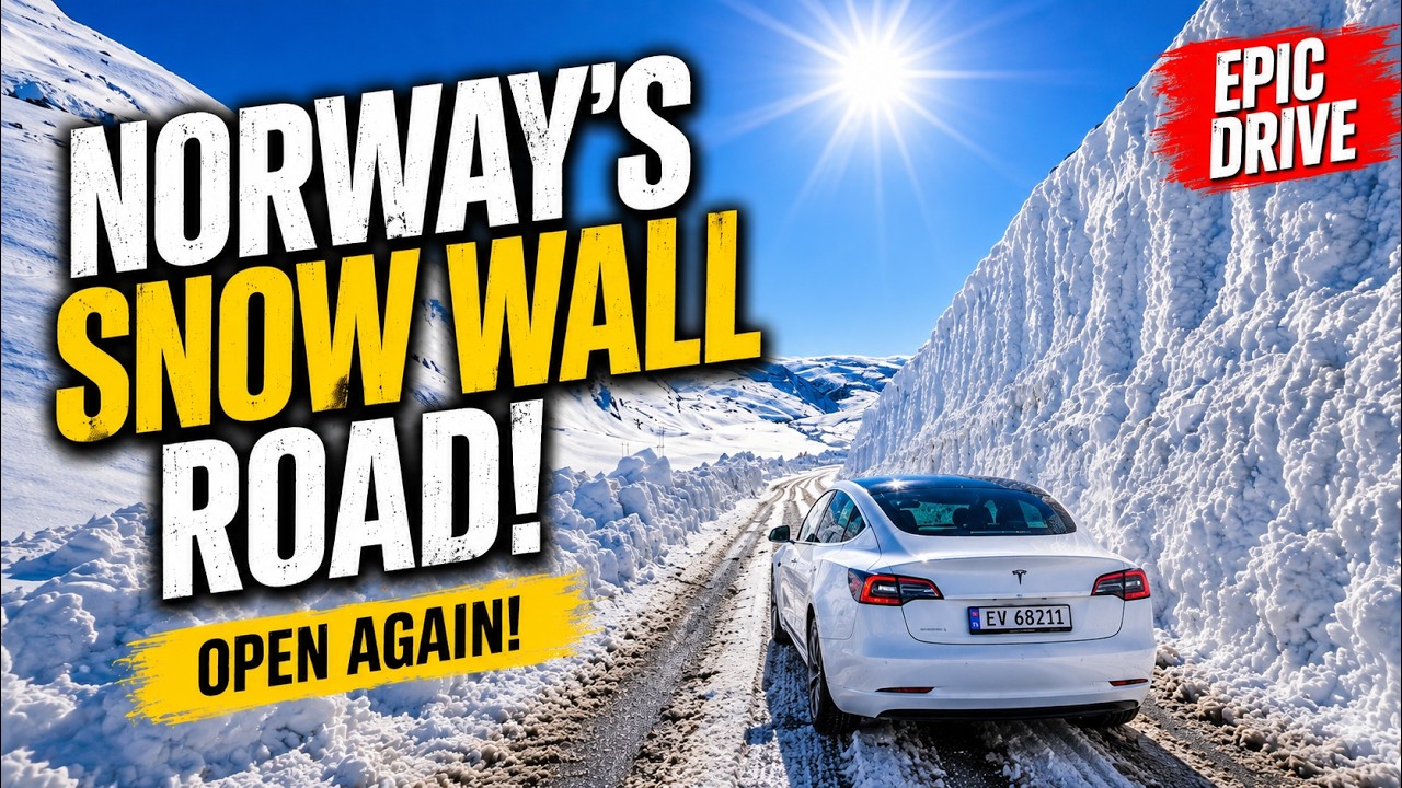 Norway’s Snow Wall Highway