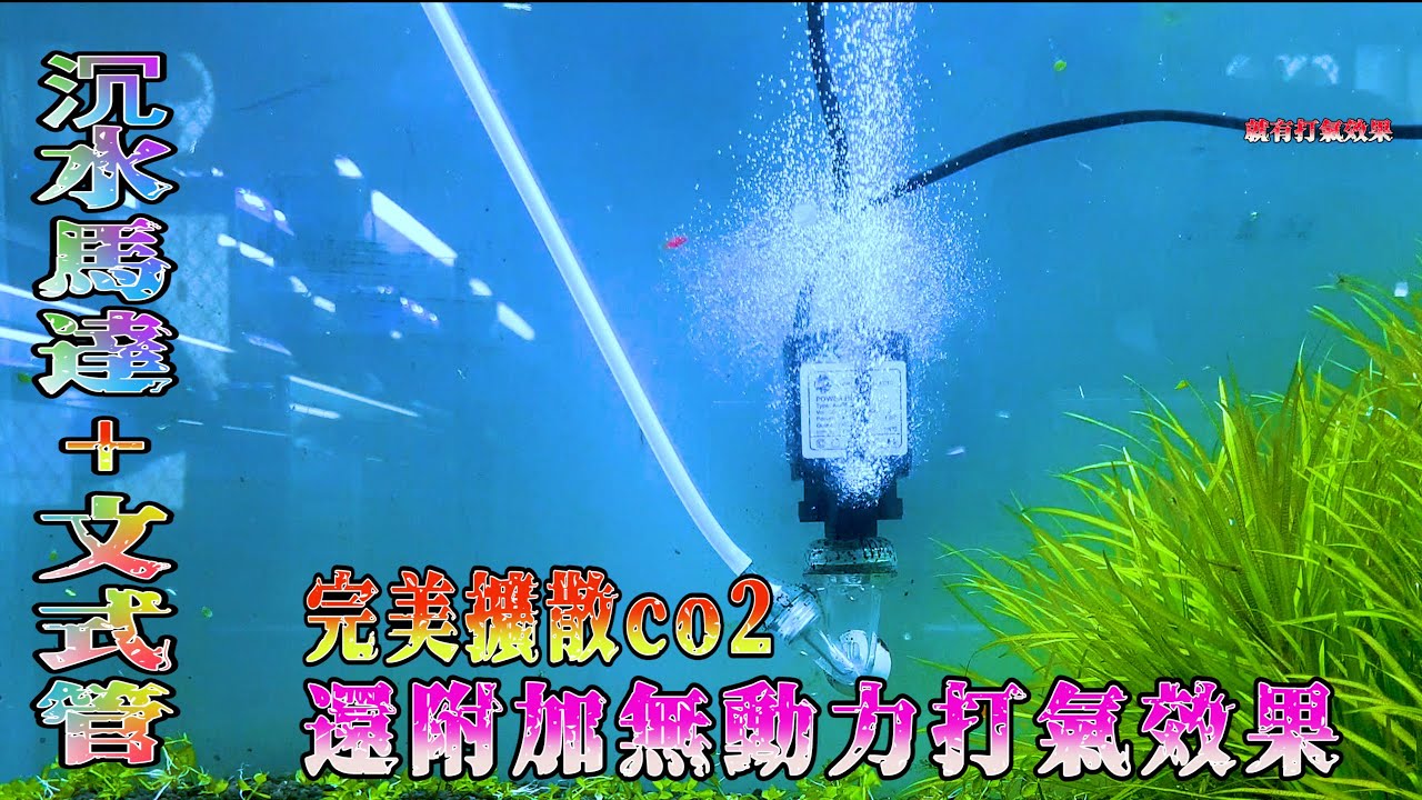 #水草設備資訊篇7~讓你的水草缸完美快速的擴散co2 還附加打氣效果