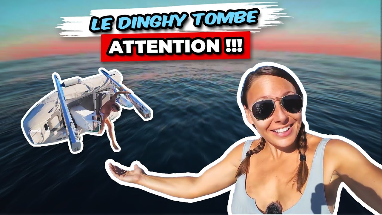 Tout allait bien&hellip; jusqu&rsquo;&agrave; notre FAIL avec le dinghy 🤦&zwj;♀️😂