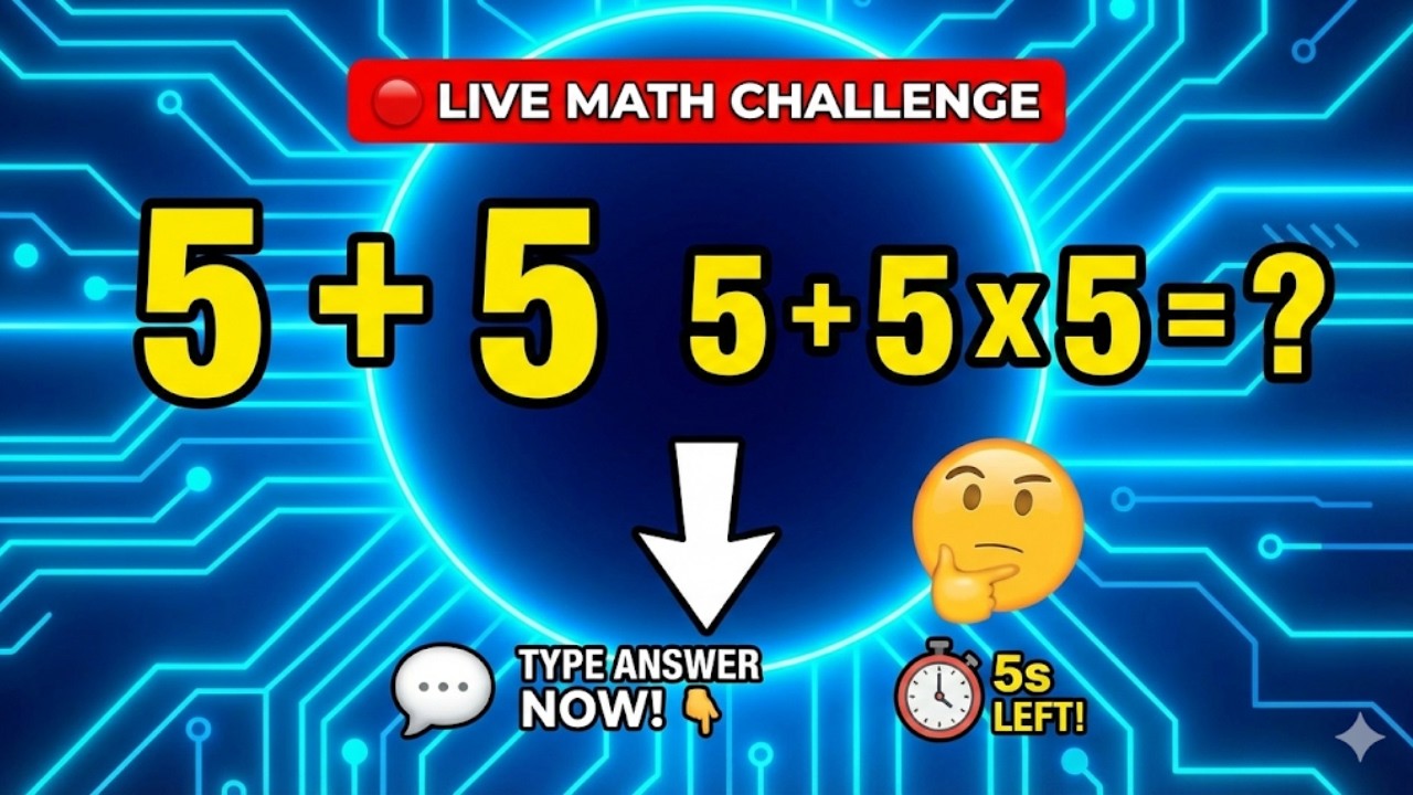 🏆 PRO LEVEL: Are You A Math God? #shortslive