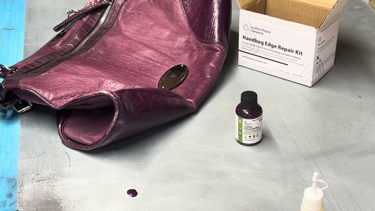 How To Repair Piping On Leather Bag