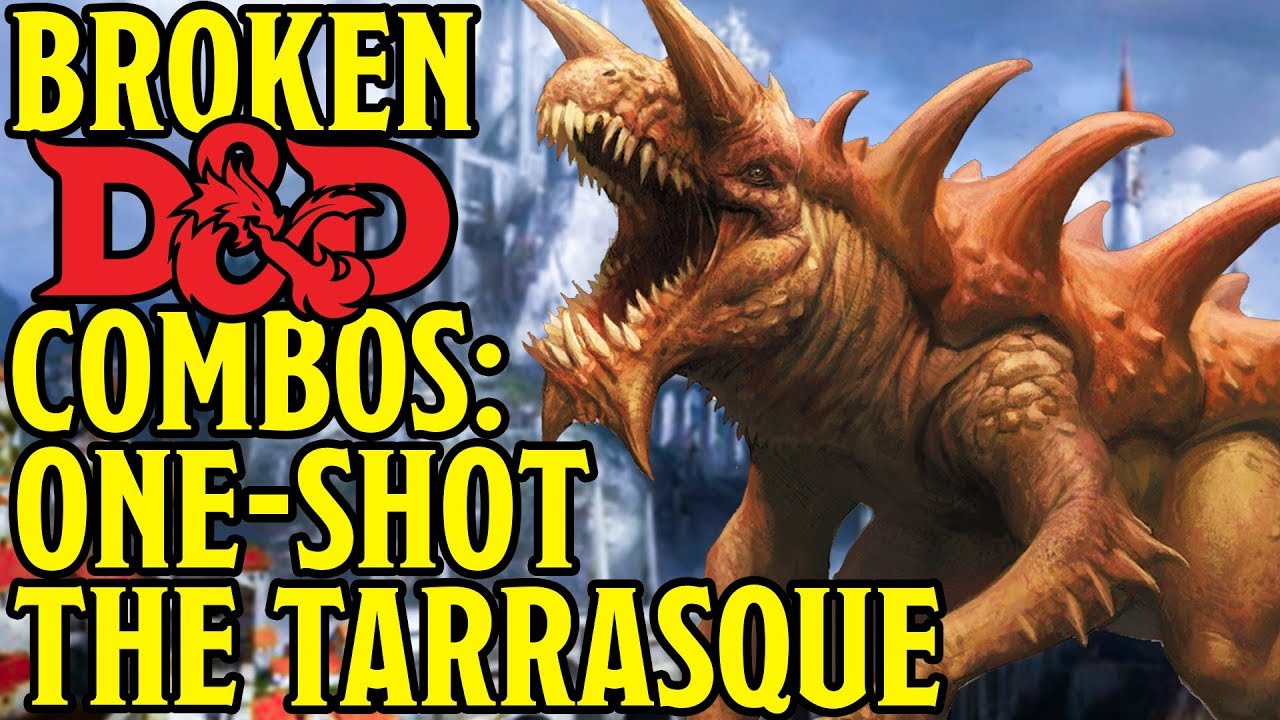 Dungeons and Dragons Broken Spell Combos &mdash; One Shot the Tarrasque