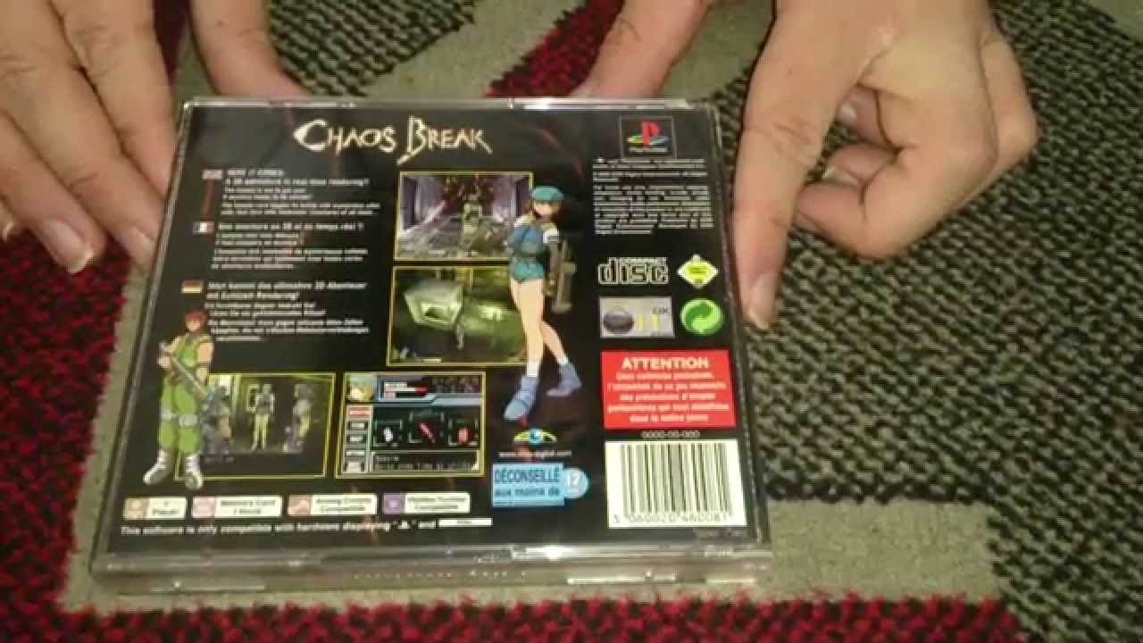 Nostalgamer Unboxes Chaos Break On Sony Playstation UK PAL System Version