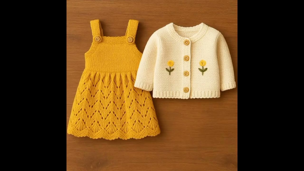 Hand made amazing knitting frocks design/ and different style
