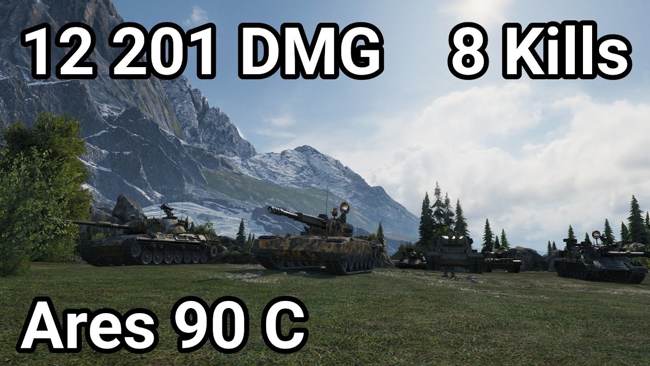Ares 90 C - 12 201 damage / 8 kill / 1 930 blocked / 27 assist