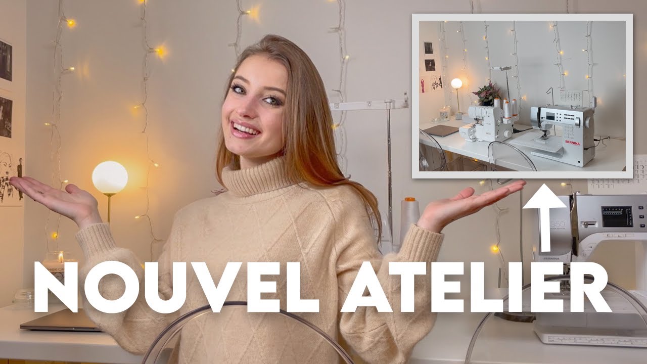 ROOMTOUR : mon nouvel atelier de couture 😍😍😍