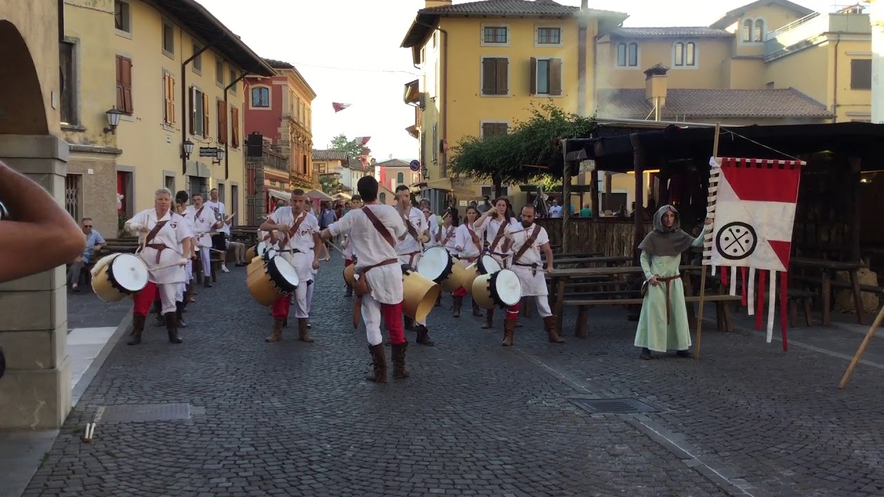 Tamburi Cividale apertura del Palio 2017