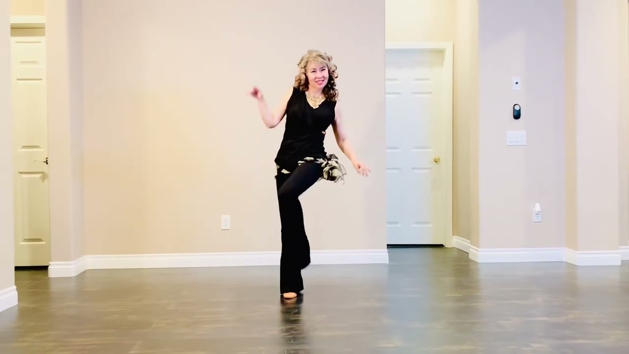 Pretty Blue Eyes - line dance, Beginner, demo & tutorial