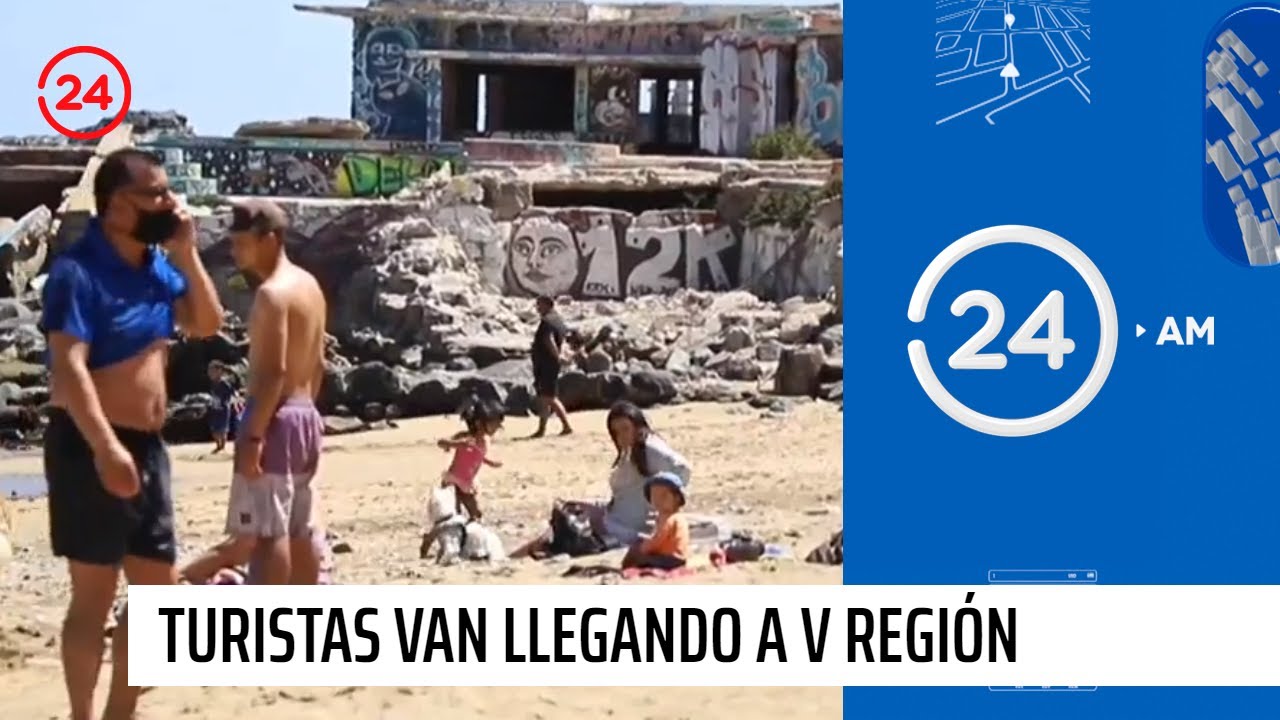 La Región de Valparaíso espera la llegada de turistas para el verano | 24 Horas TVN Chile
