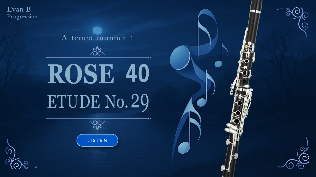 Rose Etude No. 29 (40 studies) - Attempt #1