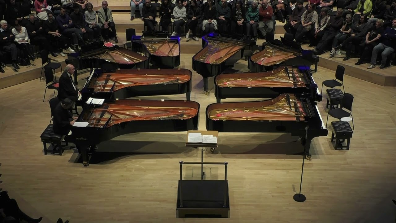 Franz Liszt Totentanz for 2 pianos. Piano 1 Julian Evans and Piano 2 John Wilson.