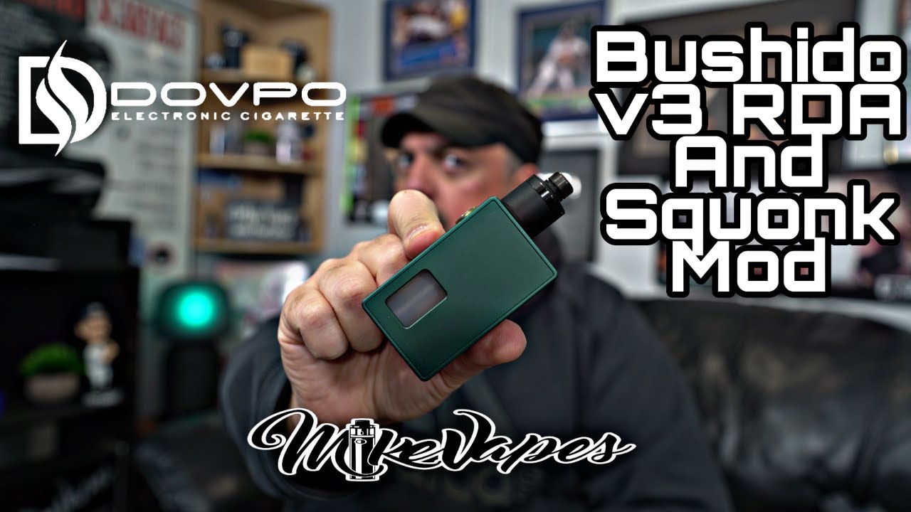 BP Mods Bushido v3 RDA, Bushido Squonk Mod, & Futon Ohm Reader By Dovpo