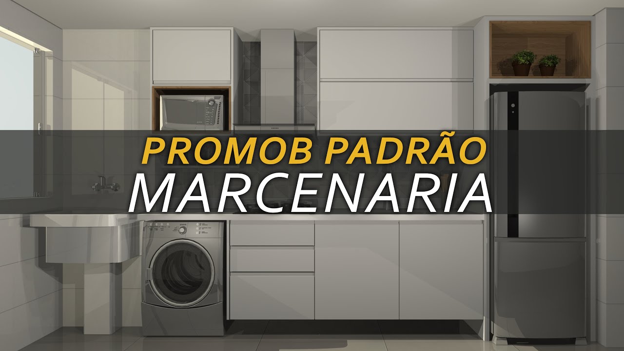 PROMOB - ARMÁRIOS EM SEÇÕES (PADRÃO MARCENARIA)