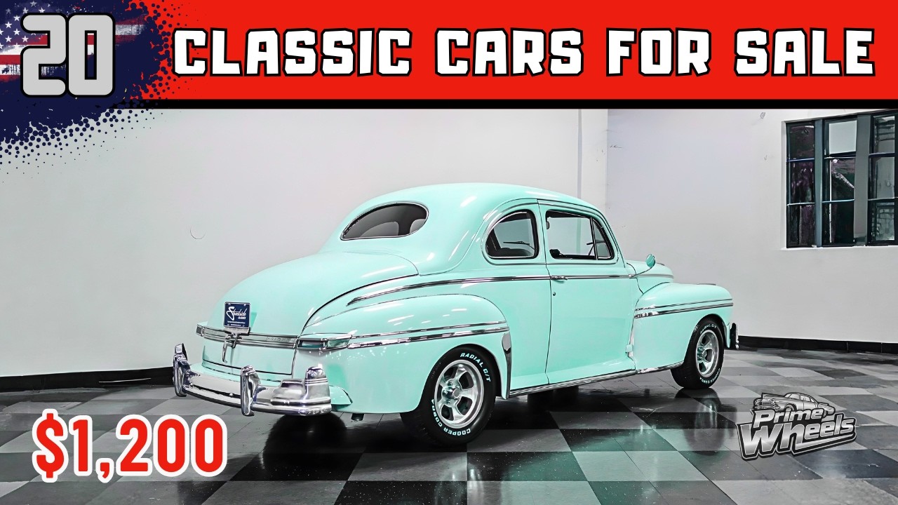 20 Cheap Classic Cars For Sale by Owner today