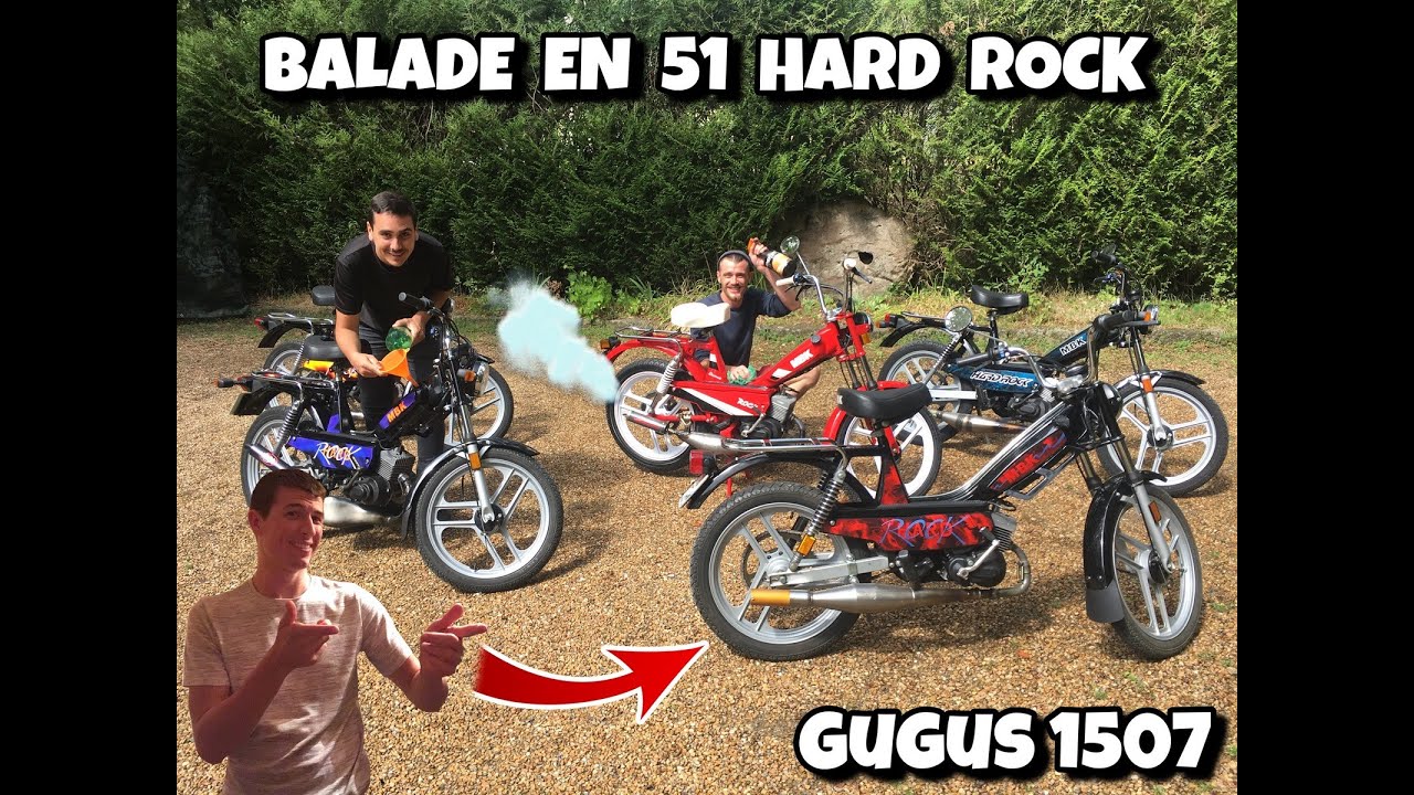 BALADE EN MBK 51 HARD ROCK