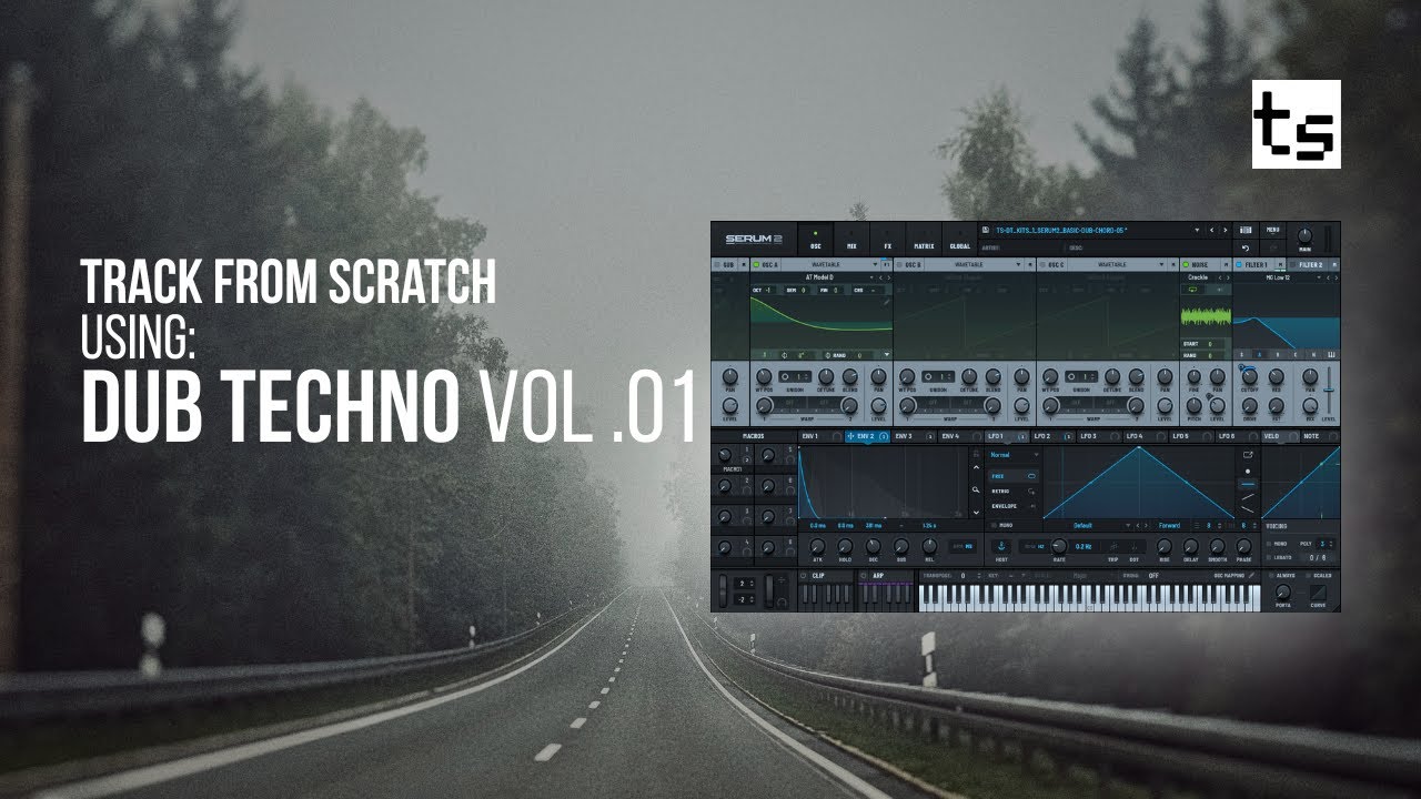 This was too easy! Simple Drum Loop to full Dub Techno Groove (Serum 2 Preset pack Dub Techno 01)