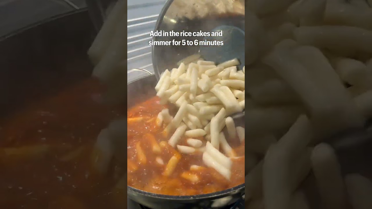 I made Tteokbokki because my husband was CRAVING 🔥