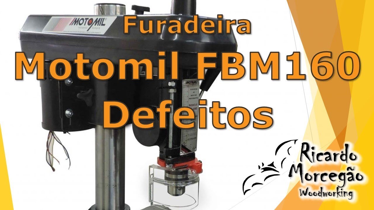 Furadeira de Bancada Motomil FBM160 - Defeitos detectados depois de 1 ano de uso