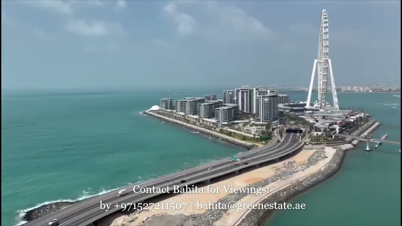 Full Sea View & Dubai Eye & JBR from 5242 Tower