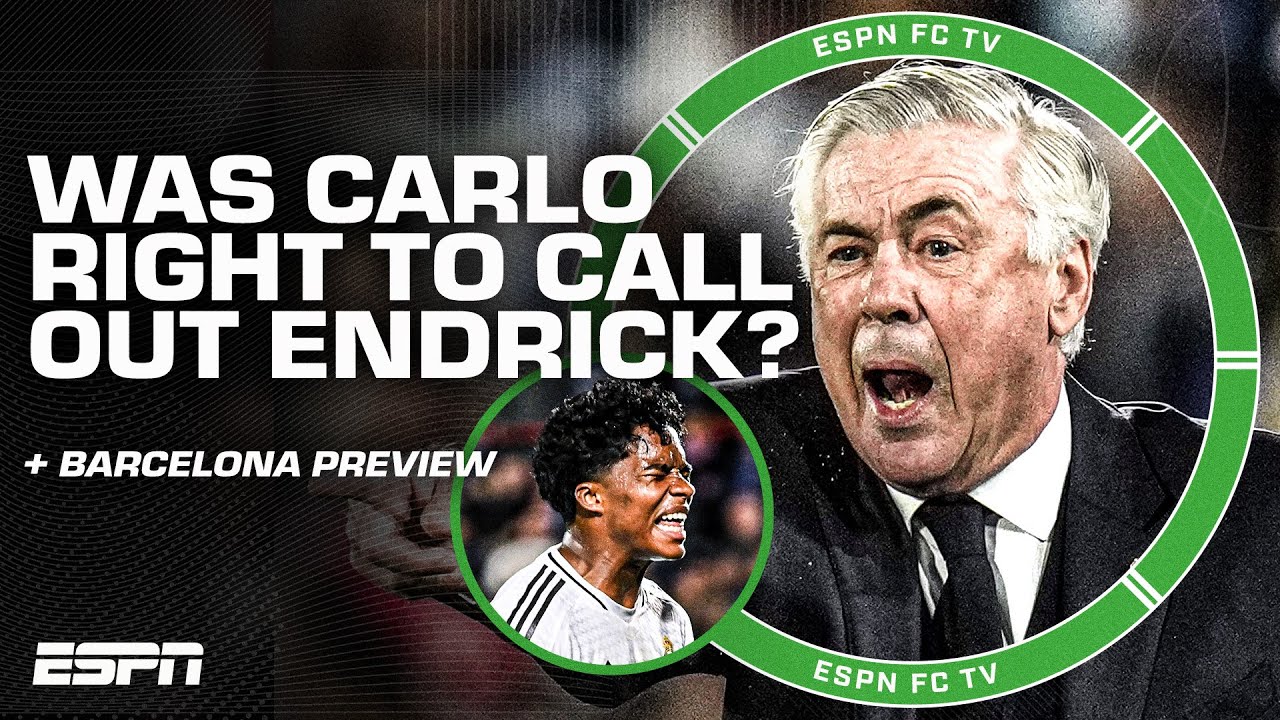 Carlo Ancelotti SCOLDS Endrick for 'CLOWINING AROUND' 😳 'He tried to get cute!' - Moreno | ESPN FC