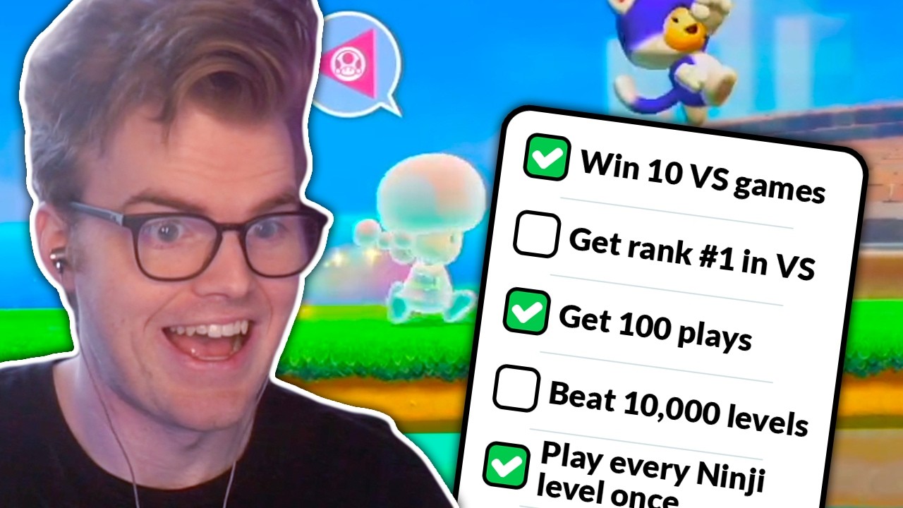 The Mario Maker 2 challenge you can only do once.