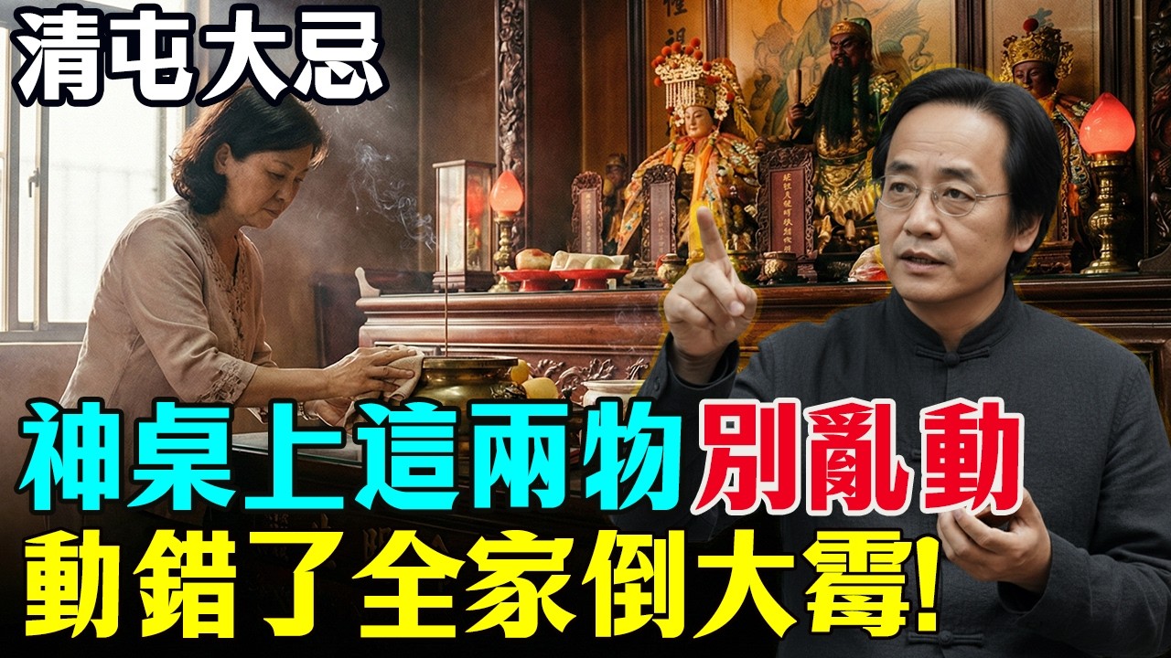倪海廈：歲末清屯必看！神明桌千萬別亂動！神主牌、香爐香灰如何處理？做对这一步才能旺全家！#倪海廈  #清屯 #香灰處理 #神桌 #命理 #易經 #風水 #2026運勢 #民俗 #過年 #開運
