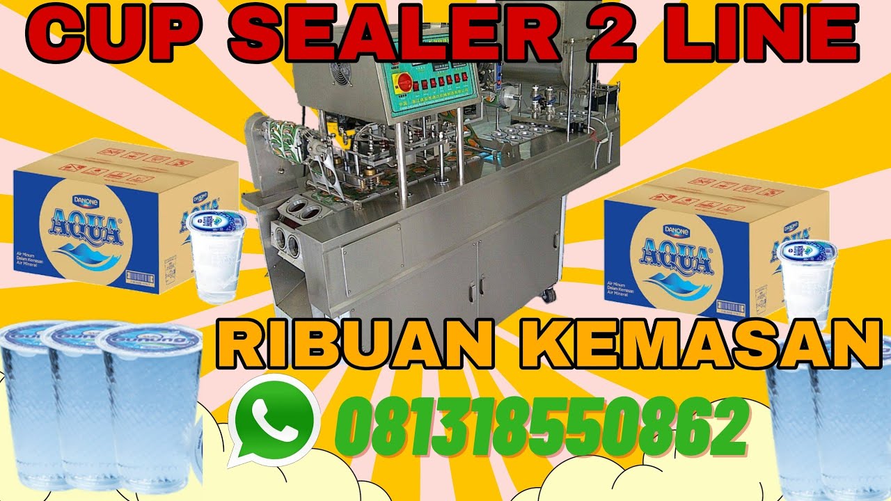 Mesin Cup Sealer 2 Line
