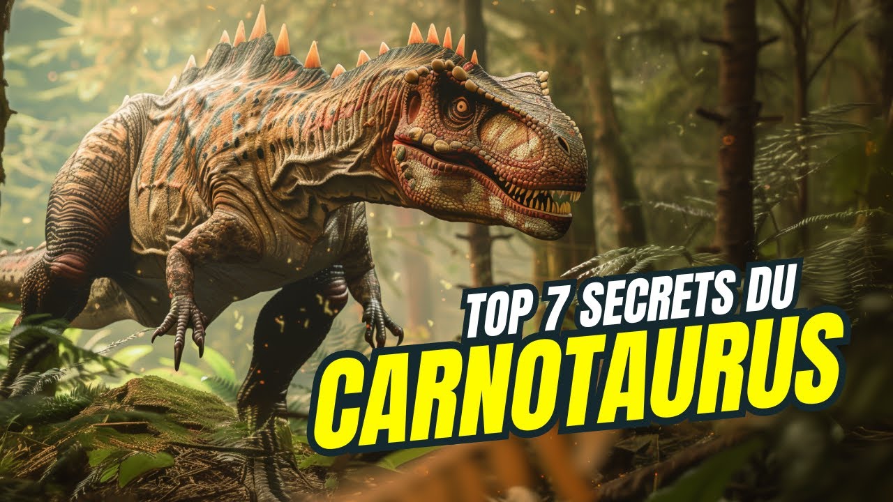 CARNOTAURUS | 7 faits terrifiants qui vont vous faire frissonner !