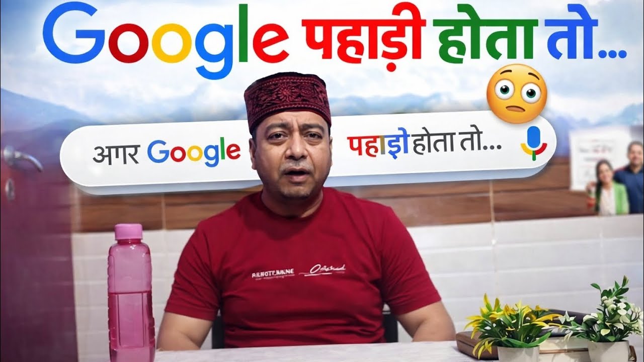 अगर Google पहाड़ी होता तो जवाब ऐसे देता 🤣 | Pahadi Comedy Video | Uttarakhand comedy 