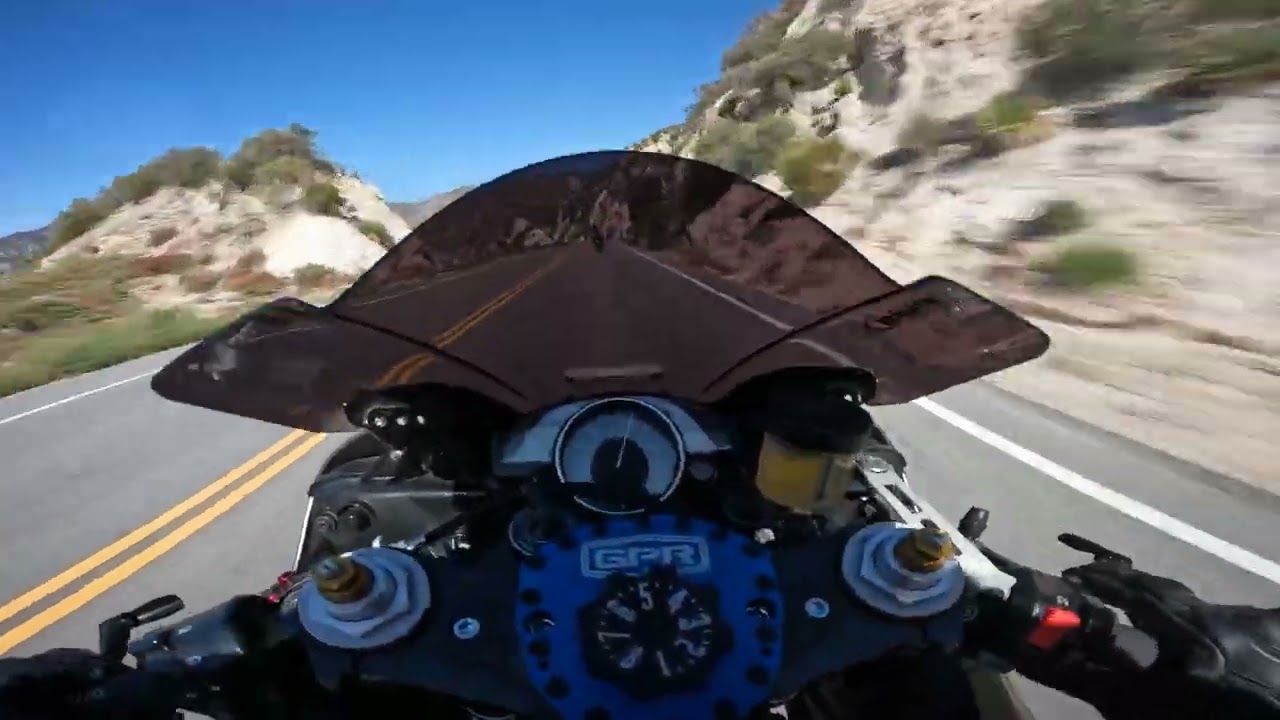 Angeles Forest Highway | Yamaha R6