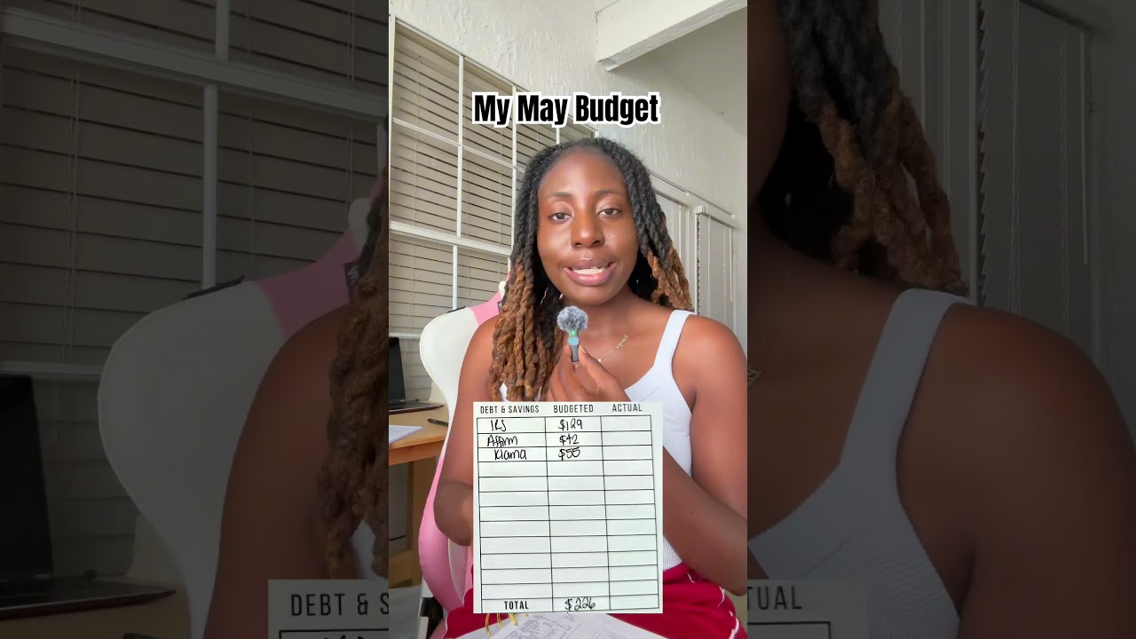 My May Budget Breakdown