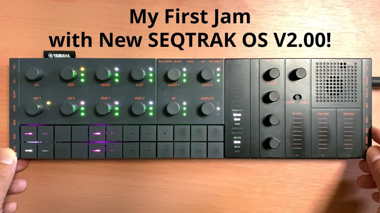 My First Jam with New SEQTRAK OS V2.00!
