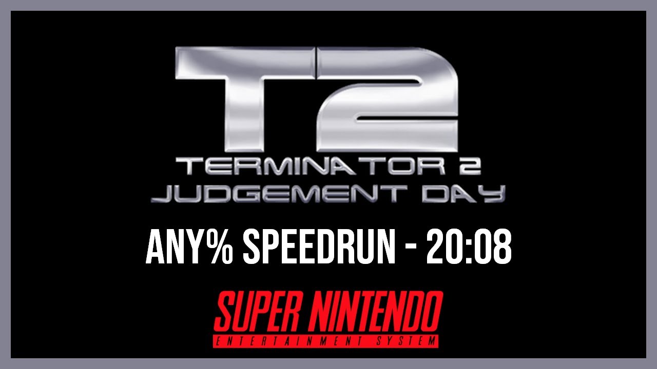 Terminator 2: Judgment Day (SNES) Speedrun - 20:08
