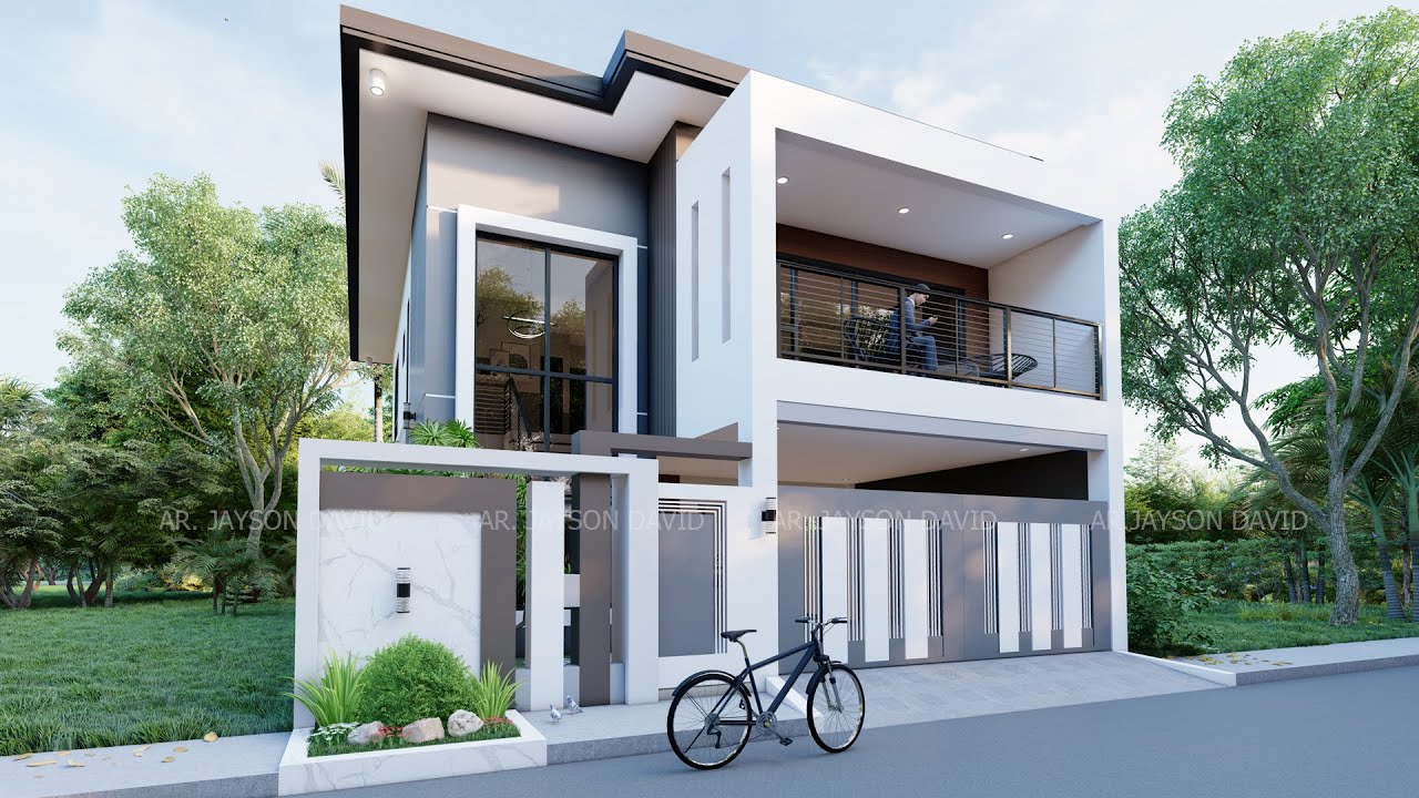 2 Storey House Design - 4 BEDROOMS