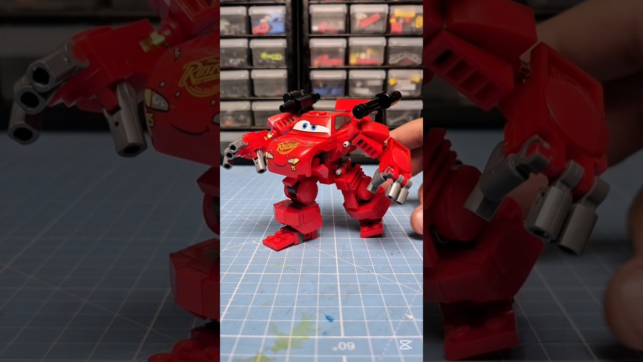 Mecha Rayo MCQueen de Lego #lego #cars #rayomcqueen