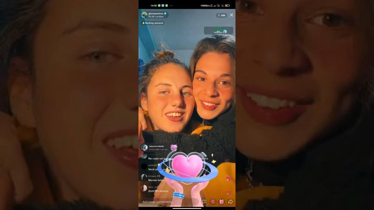 live via tiktok Gio Queiroz 22/01/2022