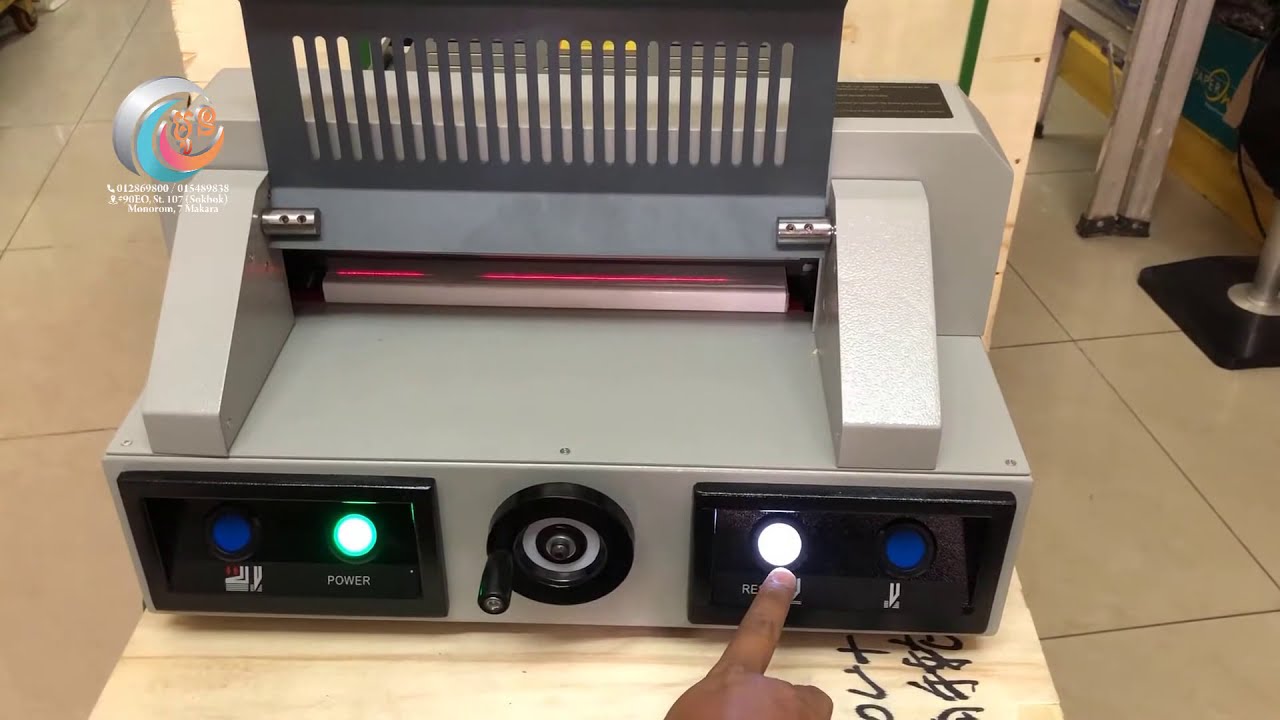 320V Electric Semi-Auto Paper Cutting Machine