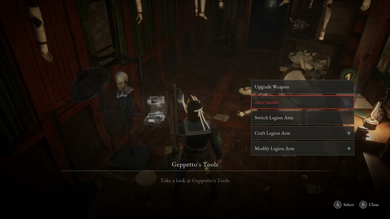 Lies of P Krat Central Station back in the train car where the game started