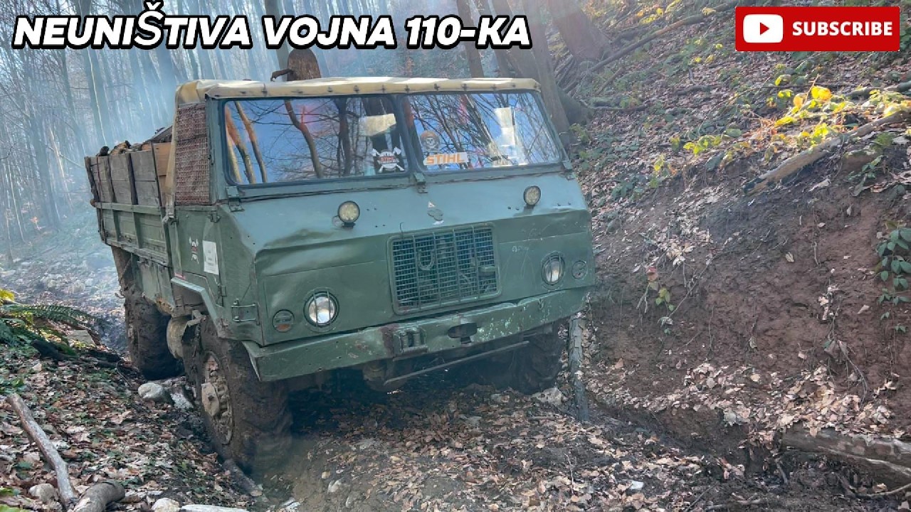NEUNIŠTIVA VOJNA 110-KA (TAM 110) IDE KROZ NAJGORE ŠUMSKE TERENE PO BLATU 2026