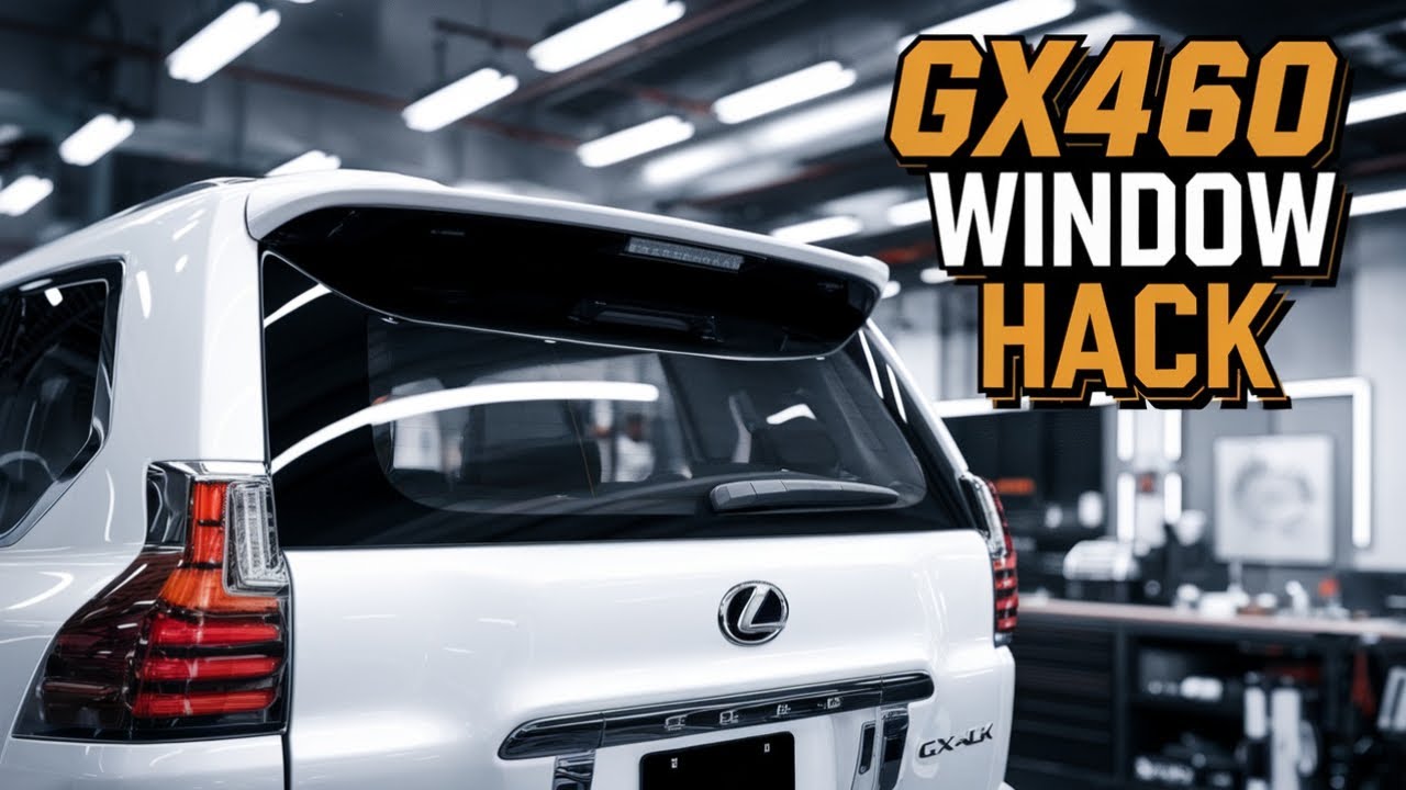 Почему гениальный лайфхак для заднего окна Lexus GX460 — Easy Exit DIY!