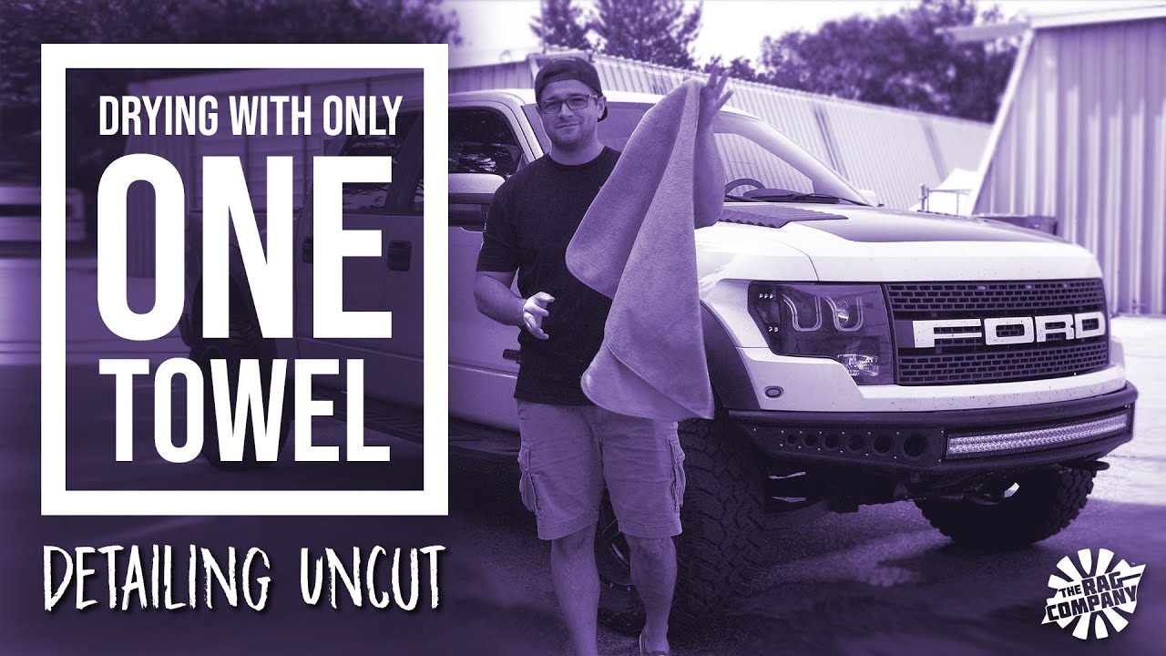 Using ONLY ONE TOWEL To Dry A Ford Raptor?! | DETAILING UNCUT