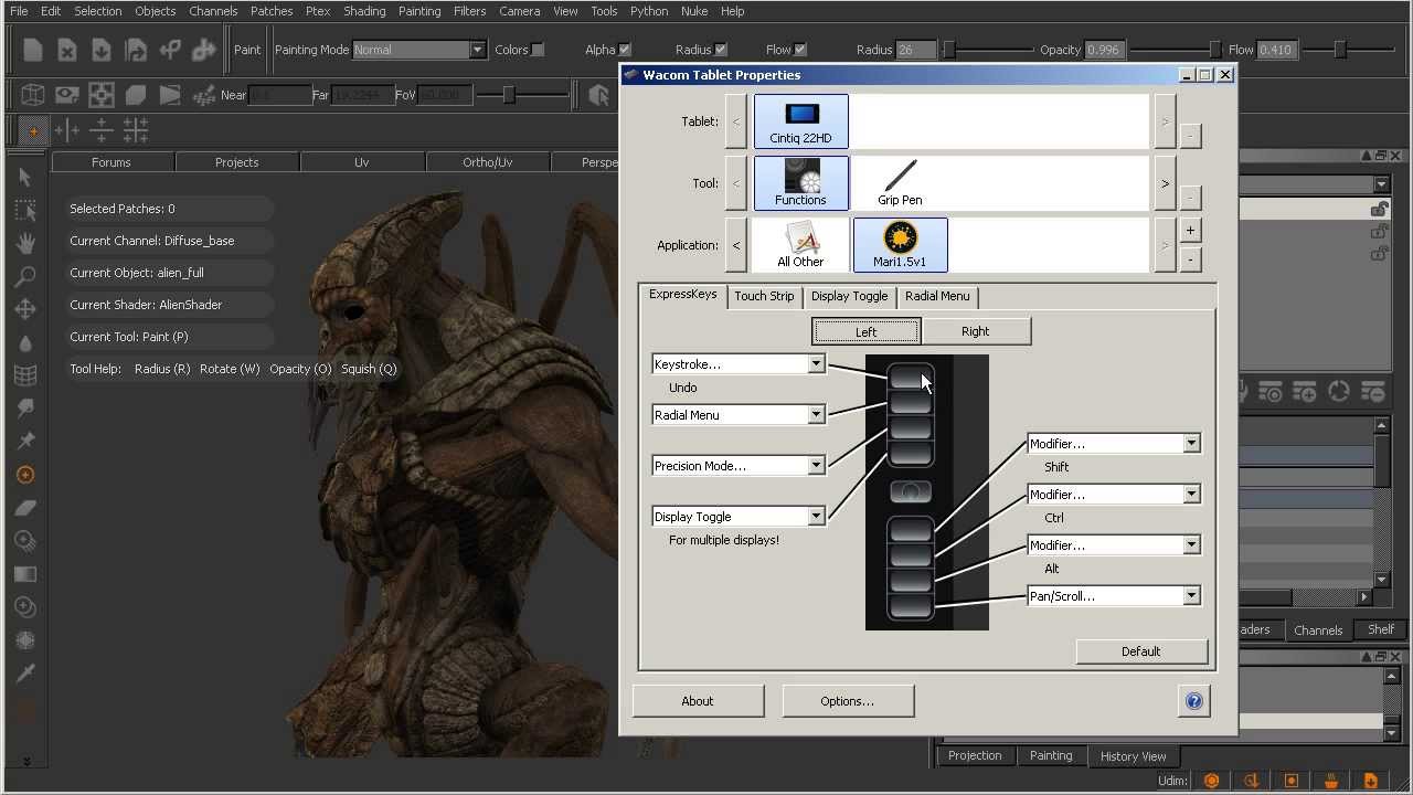 Top Tip: Setting up MARI Navigation for Wacom Tablets and Displays