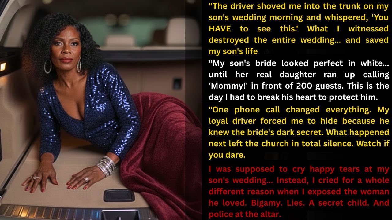 My driver shoved me into the trunk, threw a blanket over me, and whispered Shh—you have to see this!
