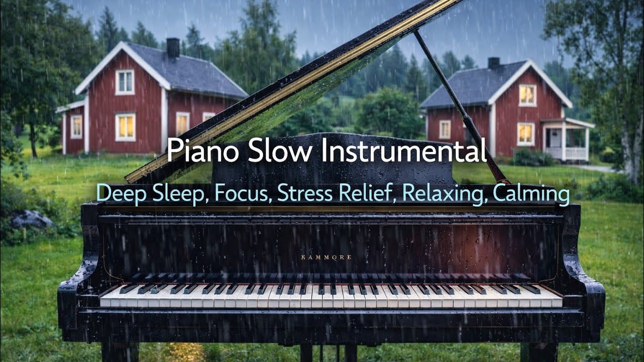 Soothing Relaxing Music : Relaxing Soft Piano Beautiful Calming Healing Relief Piano Slow Meditation