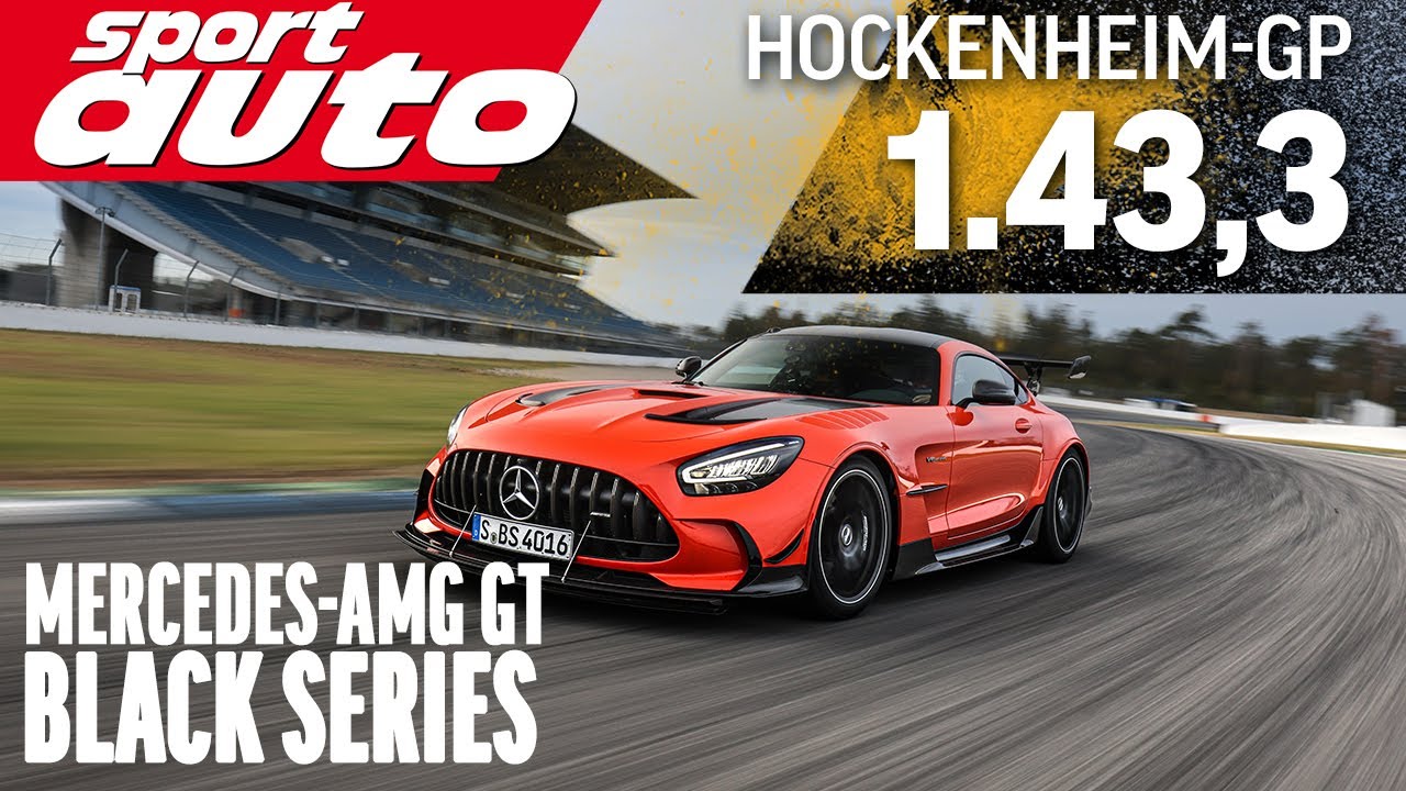 AMG GT Black Series faster than Porsche GT2 RS MR & Ferrari Pista | HOT LAP Hockenheim-GP sport auto