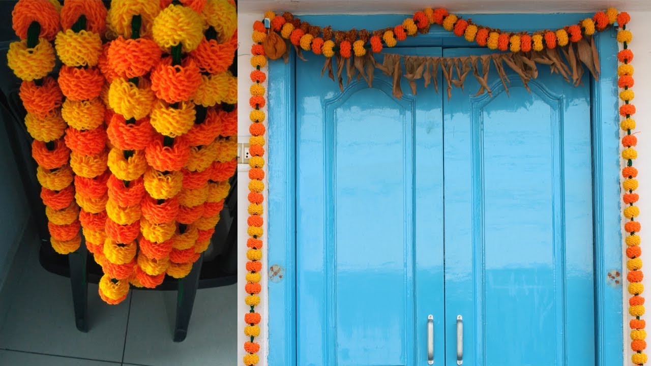 Woolen Garland Making Tutorial