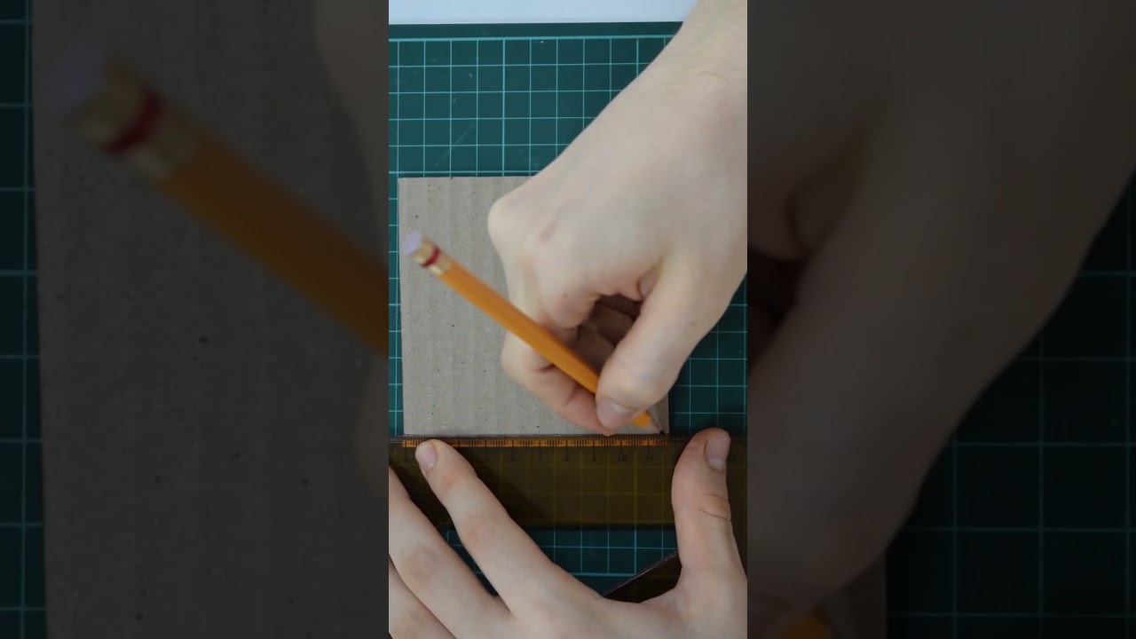 Como hacer un cubo de carton corrugado